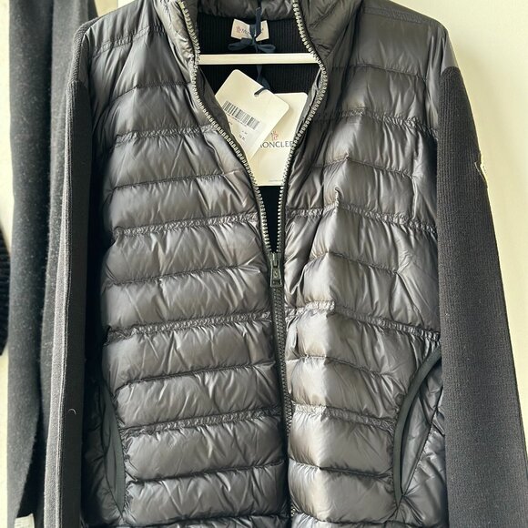 Moncler Tricot Padded Cardigan - Picture 1 of 6